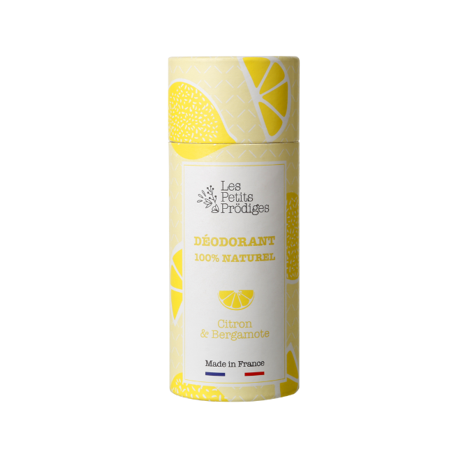 les petits prödiges déodorant citron et bergamote made in france alaé cosmétique naturel français